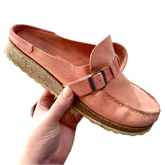 Birkenstock Shoes - BIRKENSTOCK BUCKLEY SUEDE CLOGS 39 EU